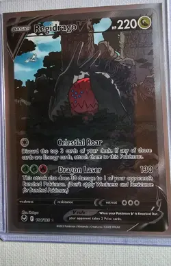 Pokemon TCG - Regidrago V - Full Art Ultra Rare, NM 184/195 - Image 1