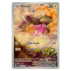2024 Pokemon Pawmi Scarlet & Violet Paldean Fates Illustration Rare #226/091 NM - Image 1