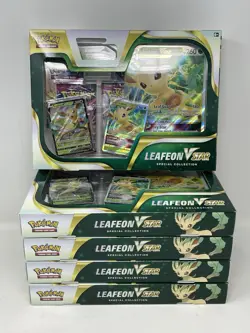 X5 Pokemon TCG: Leafeon VSTAR Special Collection | Factory Sealed Boxes - Image 1