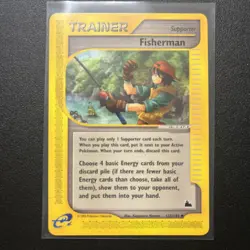 Fisherman - 125/144 Skyridge - Pokemon TCG - 2003 - Image 1