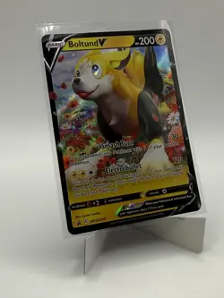 Boltund V Full Art Black Star Promo Holo Rare #SWSH219 Pokemon 2022 TCG - Image 3