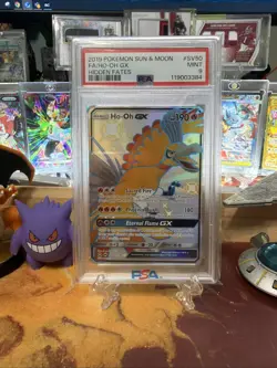 Hidden Fates - Shiny Ho-Oh GX #SV50 - PSA 9 MINT - 2019 Pokemon Sun & Moon - Image 3