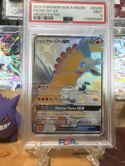 Hidden Fates - Shiny Ho-Oh GX #SV50 - PSA 9 MINT - 2019 Pokemon Sun & Moon - Image 5