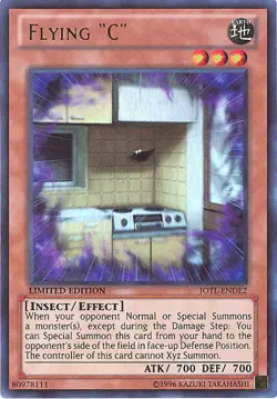 Yu-Gi-Oh Card - JOTL-ENDE2 - FLYING "C" (ultra rare holo) - NM - Image 1