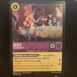 Alice Tea Alchemist Into The Inklands Super Rare Card Cold Foil NM - Image 1