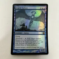 Argent Sphinx Foil Rare Scars of Mirrodin Magic the Gathering MTG Card NM - Image 2
