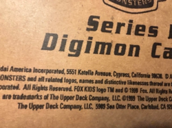 1999 Upper Deck Digimon Sealed Booster Box (Gold Prism Cards Possible)- Series 1 - Image 4