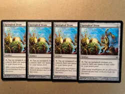 MTG 4x Springleaf Drum Lorwyn Modern Pauper Magic the Gathering Card x4 NM - Image 1