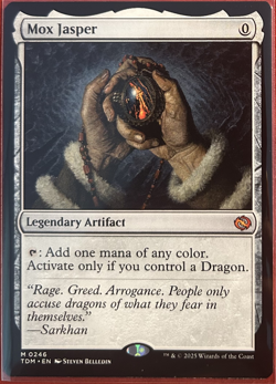 Magic: The Gathering Cards | Mox Jasper #246 Tarkir: Dragonstorm - NM - Image 1