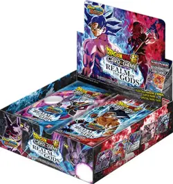 Dragon Ball Super Card Game REALM OF THE GODS Booster Box (24 Packs) SEALED - Image 1