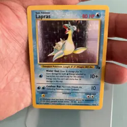 Pokemon Fossil Lapras - Holo Rare Card 10/62 Mint/Near Mint condition 🔥 - Image 2