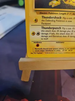 Pokemon TCG Electabuzz Base Set Unlimited Rare Card 20/102 LP Condition - Image 5