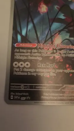 Pokemon TCG Flutter Mane SVP097 Black Star Promo Scarlet Violet Holo Card - Image 2