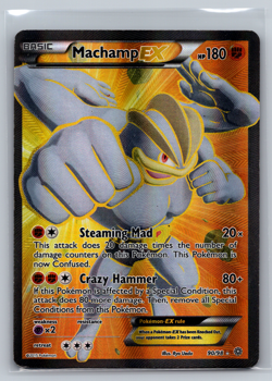 Machamp EX 90/98 2015 Pokemon Ancient Origins Ultra Rare Full Art Holo Card MP - Image 1