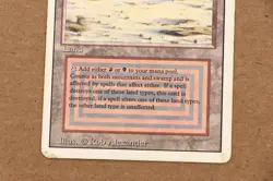 MTG Badlands Dual Land Revised Edition MP Magic the Gathering - Image 3