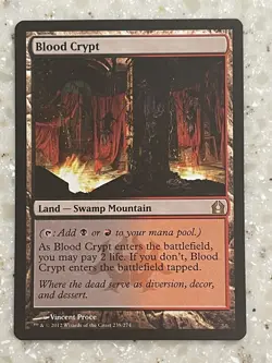 MTG Blood Crypt Return to Ravnica 238/274 Regular Rare - Image 1