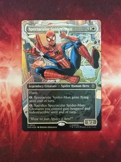 2025 Magic The Gathering Spider-Man Spectacular Spider-Man R 0014 FOIL - Image 1