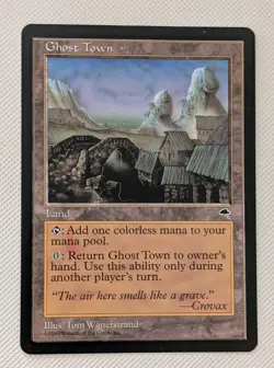 MTG Tempest Uncommon GHOST TOWN SP - Image 1