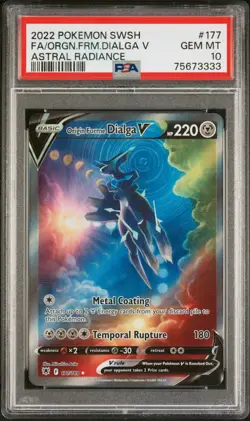 PSA 10 Origin Forme Dialga V Alternate Art 177/189 Astral Radiance Pokemon - Image 1