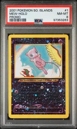 Mew 2001 Pokemon Southern Islands Promo Promo PSA 8 #1 - Image 1