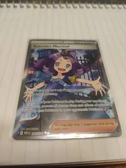 Acerola's Mischief Pokemon TCG Foil Mega Evolution 165/132 Rare - Image 1