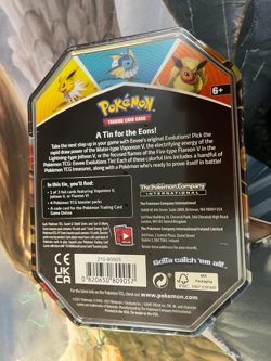 Pokemon - Eevee Evolutions "Jolteon V Tin" Sealed X1 - Image 2