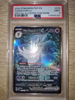 2024 Pokemon Paf En Gardevoir Ex Special Illustration Rare #223 PSA 9 Mint - Image 1