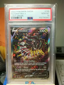 2022 Pokemon Lost Origins Giratina V Full Alt Alternate Art #186 PSA 10 Gem Mint - Image 1