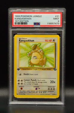 Kangaskhan 1st Edition 1999 Pokemon Jungle #21 WOTC PSA 9 Newly Graded - Image 1