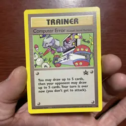 Computer Error 16 Pokemon Black Star Promo Non-Holo Vintage 2000 NM/MINT c522 - Image 1