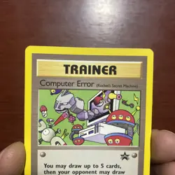 Computer Error 16 Pokemon Black Star Promo Non-Holo Vintage 2000 NM/MINT c522 - Image 2