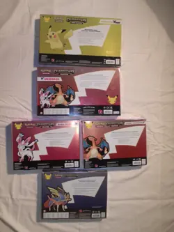 Pokemon Celebrations Box Lot (5): Charizard, V Memories, Pikachu V-Union, ETC. - Image 3