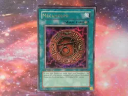Megamorph Ultra Rare 1st edition LP MRL-061 Yugioh Holo - Image 1