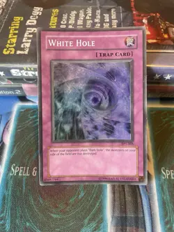 White Hole TP1-005 Tournament Pack 1 Unlimited Super Rare Yugioh MP/HP - Image 1