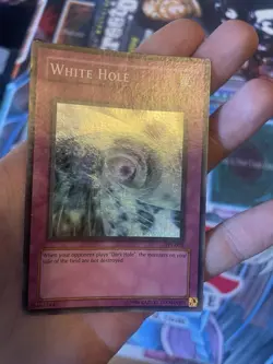 White Hole TP1-005 Tournament Pack 1 Unlimited Super Rare Yugioh MP/HP - Image 4