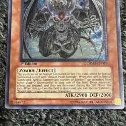 Yugioh Doomkaiser Dragon/Assault Mode CRMS-EN019 Ultimate Rare 1st Ed LP - Image 3