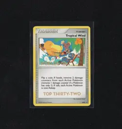 Rare Tropical Wind Worlds 2008 Top 32 Promo Card English Edition - Image 1
