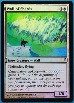 Wall of Shards FOIL Coldsnap PLD White Uncommon MAGIC CARD (ID# 505715) ABUGames - Image 1