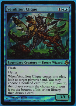 Vendilion Clique FOIL Morningtide PLD Blue Rare MAGIC CARD (ID# 505713) ABUGames - Image 1