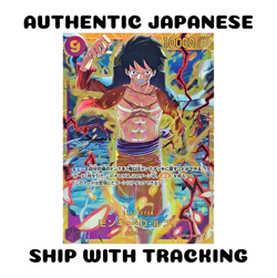 ONE PIECE TCG CARD GAME JAPANESE AUTHENTIC Luffy SEC OP09-119 Secret Rare Yonko - Image 1