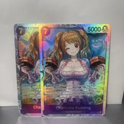 Set of 2 Charlotte Pudding PRB02-010 SR One Piece Card - Image 1