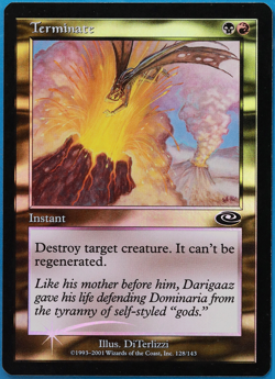 Terminate FOIL Planeshift PLD Black Red Common MAGIC CARD (ID# 505696) ABUGames - Image 1