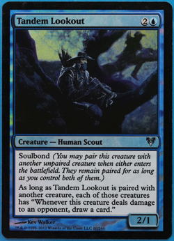 Tandem Lookout FOIL Avacyn Restored PLD Blue Uncommon CARD (505693) ABUGames - Image 1