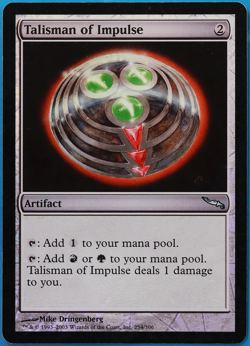 Talisman of Impulse FOIL Mirrodin PLD Artifact Uncommon CARD (505692) ABUGames - Image 1