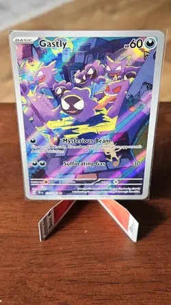 Pokemon TCG Gastly Illustration Rare IR Holo Card 177/162 Temporal Forces NM - Image 4
