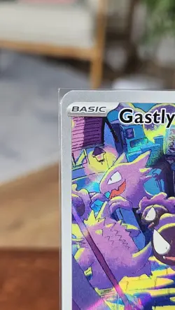Pokemon TCG Gastly Illustration Rare IR Holo Card 177/162 Temporal Forces NM - Image 5