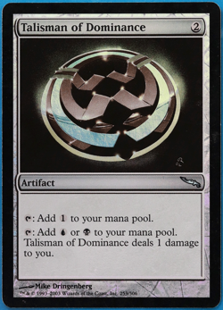 Talisman of Dominance FOIL Mirrodin PLD Artifact Uncommon CARD (505691) ABUGames - Image 1