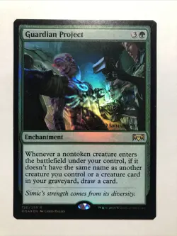 Guardian Project Prerelease Foil Ravnica Allegiance MTG NM Condition - Image 1
