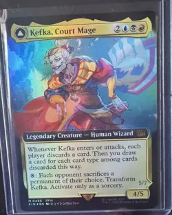 MTG Kefka: Court Mage / Ruler of Ruin (Foil) Final Fantasy Magic The Gathering - Image 1