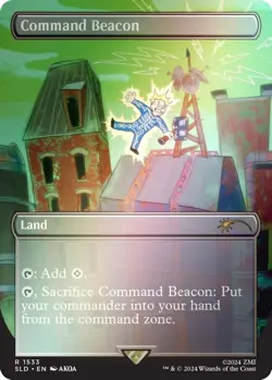 1 x RAINBOW FOIL Command Beacon - Secret Lair Drop Series (SLD) NM MTG 1533 - Image 1
